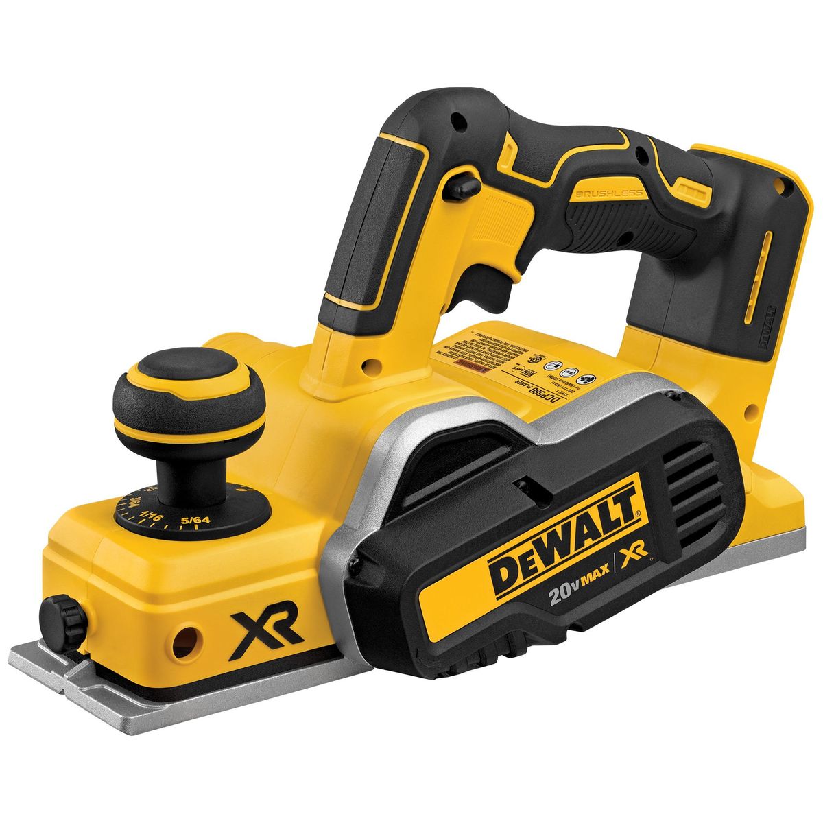 DEWALT - Cepillo XR 20V Sin carbones y Sin batería DCP580B DEWALT