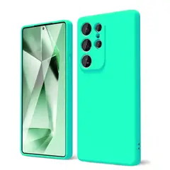 JOIGO - Carcasa Para Samsung S25 Ultra Goma Turquesa.