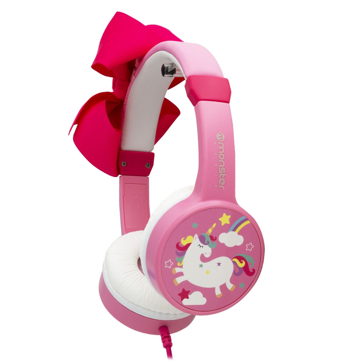 MONSTER AUDIO - AUDÍFONO CON MOÑO DESMONTABLE MONSTER COOL KID Open box