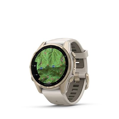 Imagen 2 del producto Fenix 8 - 43 mm Sapphire Light Gold with GreyDark Brown - Crema