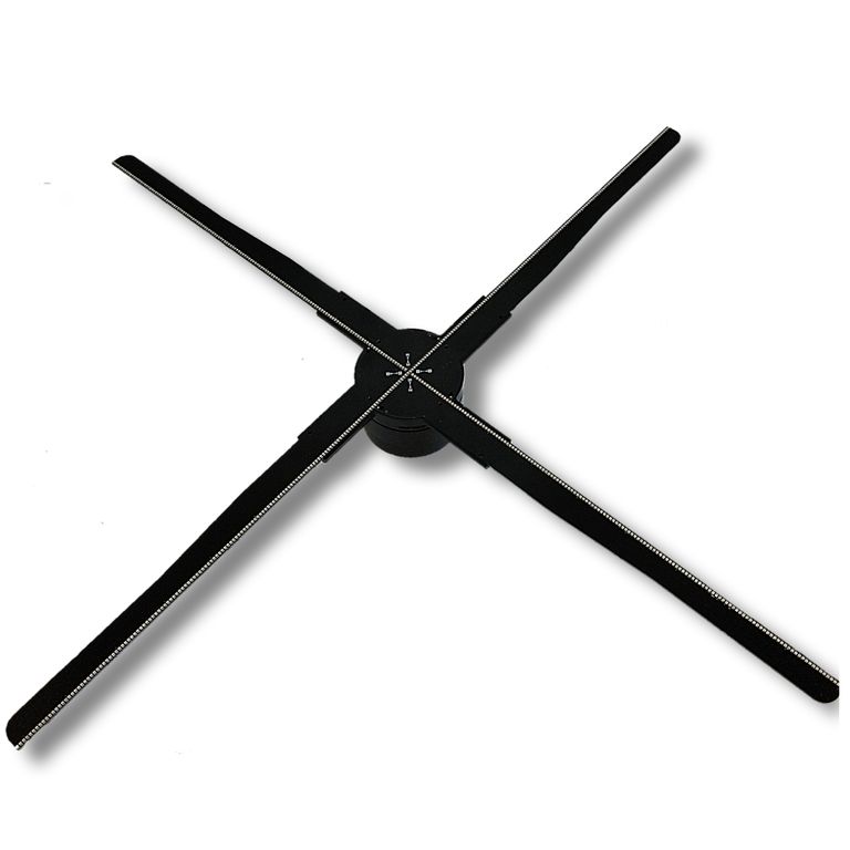CASTLETEC Publicitario Projector de hologramas 3D Wifi 960p 60CM Q60