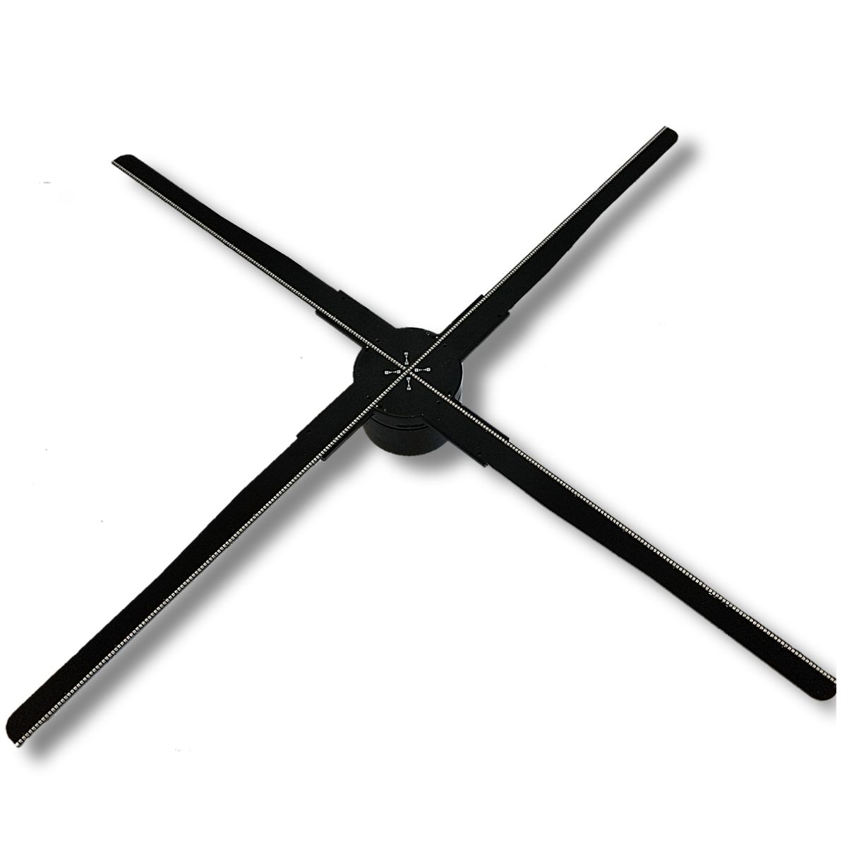 CASTLETEC - Publicitario Projector de hologramas 3D Wifi 960p 60CM Q60
