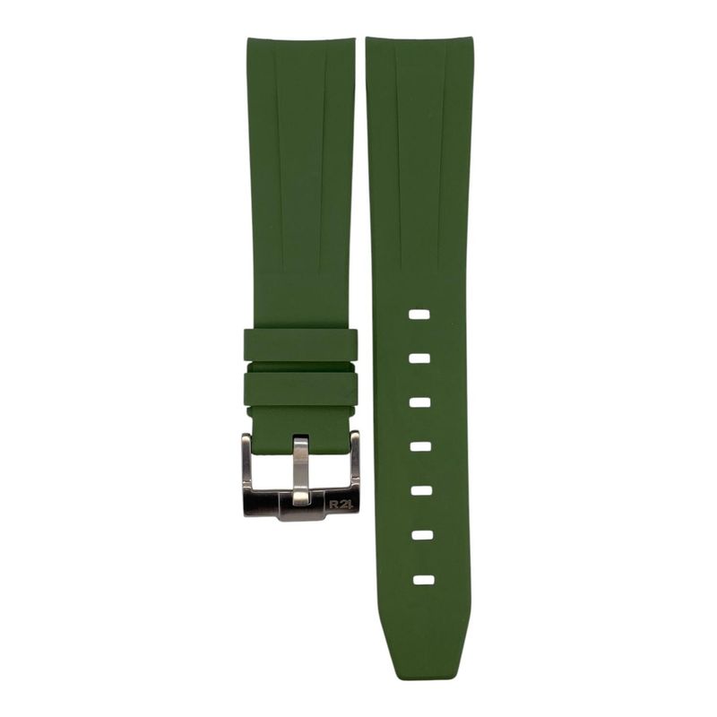 R24 - Correa Reloj Caucho Terminal Curvo R24 FK2 Colores 20mm