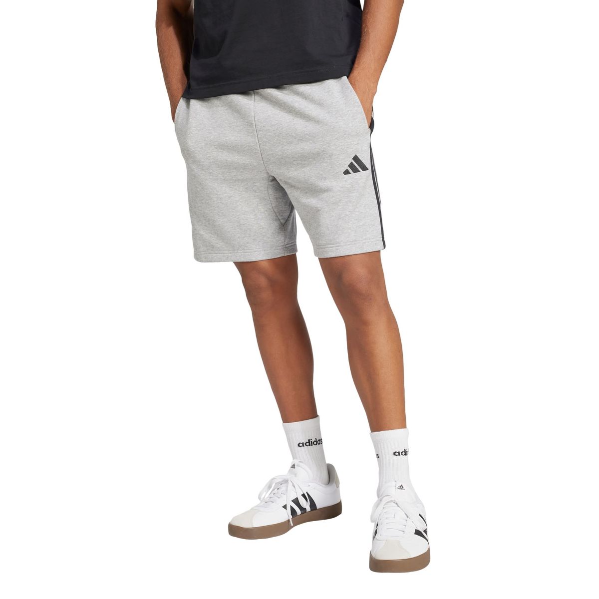ADIDAS - Shorts Essential 3 Franjas French Terry