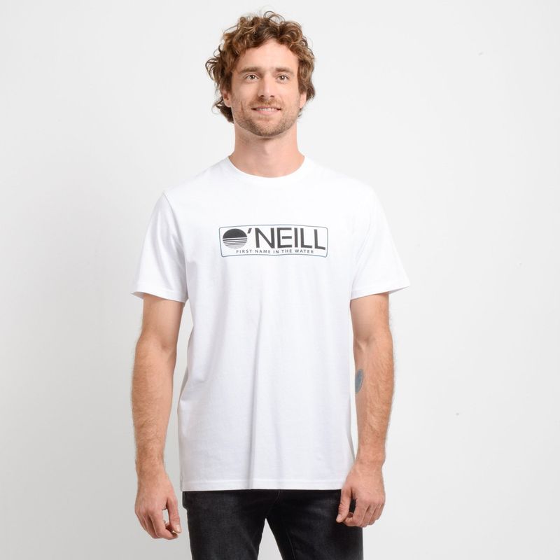 O'NEILL - POLERA MANGA CORTA DUSK BLANCO