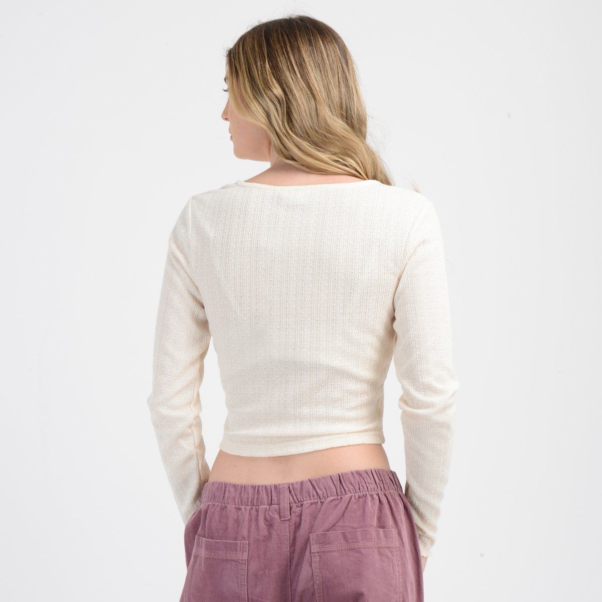 O'NEILL - POLERA MANGA LARGA MARLENE II BEIGE CLARO