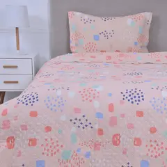 MASHINI - Quilt 15 Plazas Cordoba Estampado Marcela