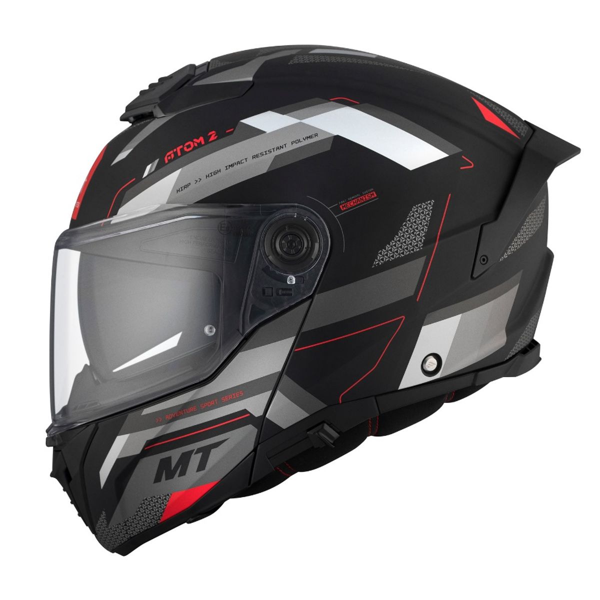 MT - Casco MT FU404SV Atom 2 SV Bast D5 Rojo Mate + pinlock MT-V-35