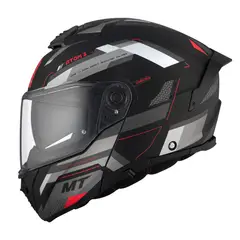 MT - Casco FU404SV Atom 2 SV Bast D5 Rojo Mate + pinlock MT-V-35
