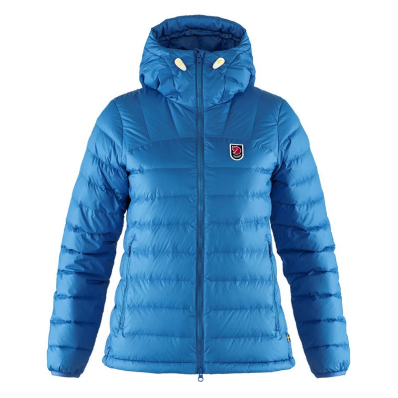 FJALLRAVEN - Chaqueta Pluma Mujer Expedition Pack Down Hoodie UN Blue