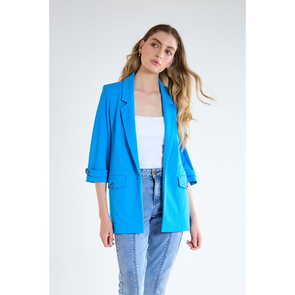 IO - Blazer Azulino Mujer Io