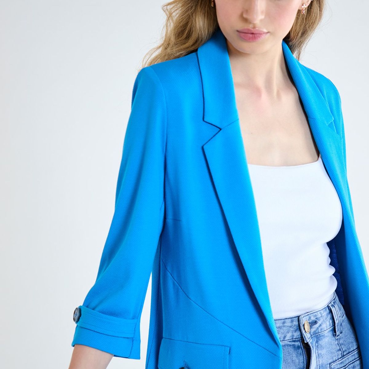 IO - Blazer Azulino Mujer Io