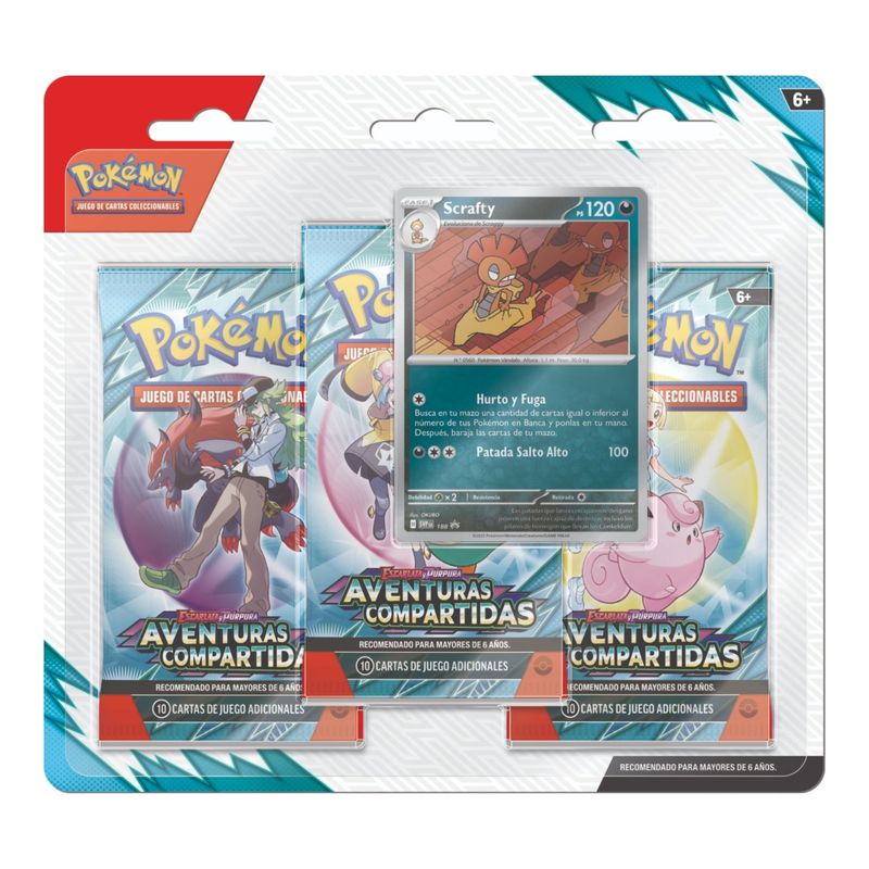 POKEMON - Pokémon Journey Together Scrafty Blister Español