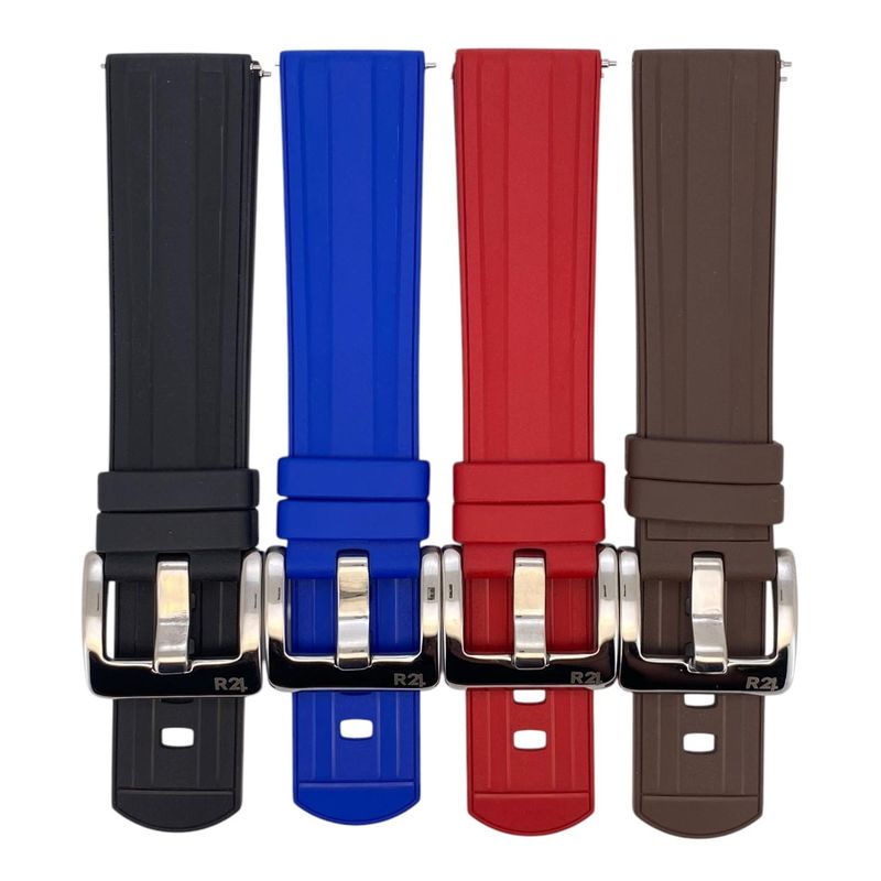 R24 - Correa Reloj Caucho FKM R24 FJ7 Variedad Colores 22mm