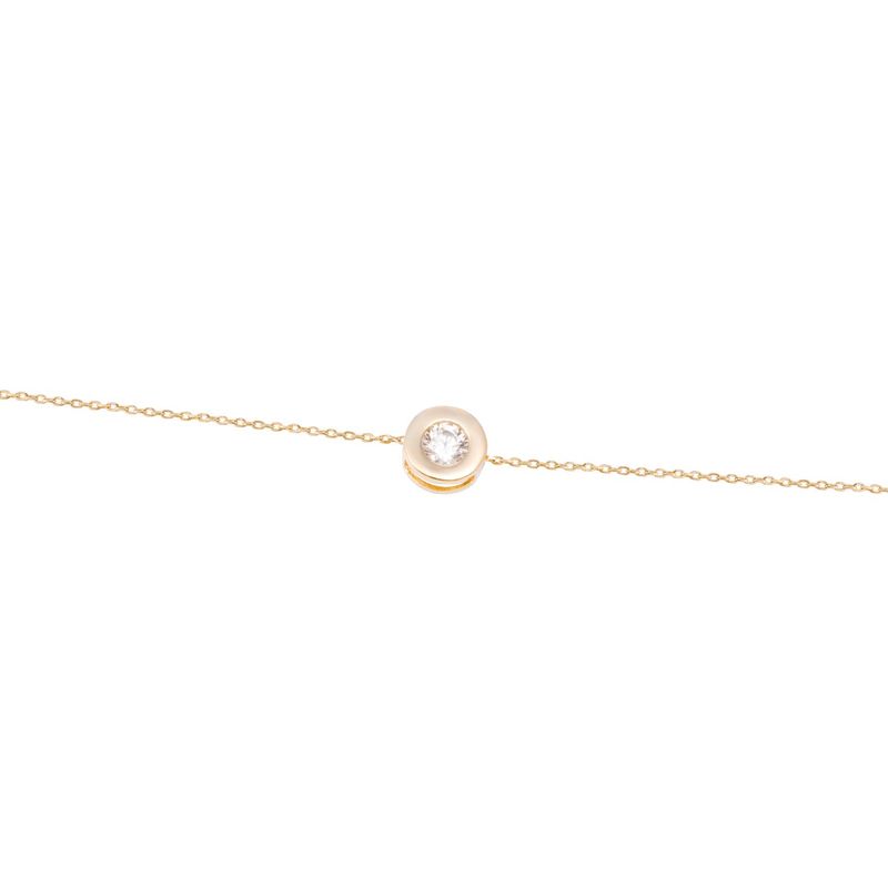 JB JOYAS BARON - Pulsera de Oro 18kt Punto de Luz central