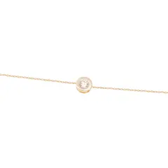 JB JOYAS BARON - Pulsera de Oro 18kt Punto de Luz central