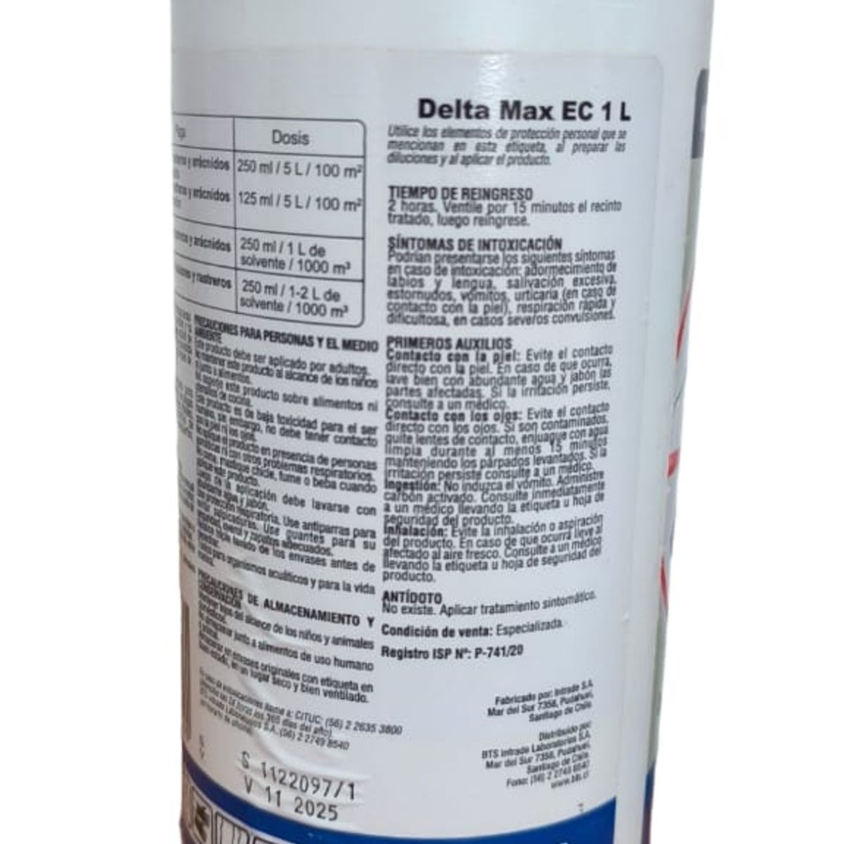 GENERICO - INSECTICIDA LARVICIDA INSECTOS RASTREROS Y ARACNIDOS DELTA