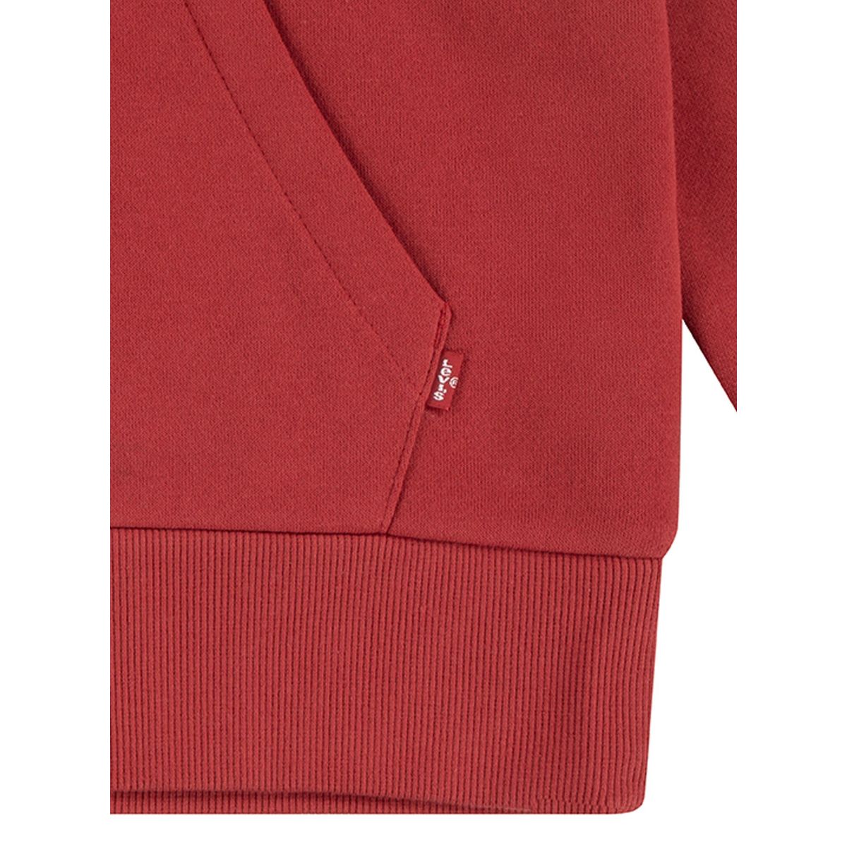 LEVIS - Poleron Niño Batwing Hoodie Rojo Levis