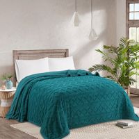 Frazada Térmica Texturizada 200 X 230 cm - Turquesa