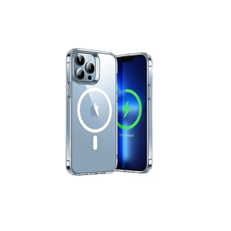 GENERICO - Carcasa Magnética Para iPhone 13 Pro Transparente