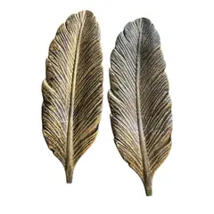 GENERICO - PACK BANDEJA  PLUMA ENVEJECIDA Medidas 40 x 14 x 2 cm