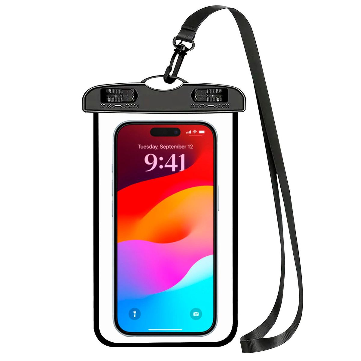 JOIGO - Funda Impermeable Para Telefono Sumergible En Agua Negro