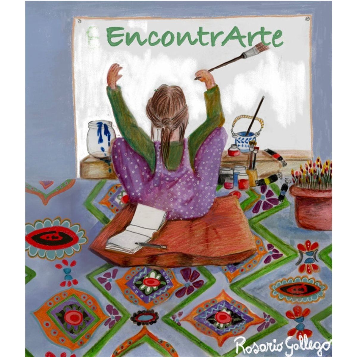 GENERICO - Libro para Colorear EncontrArte Rosario Gallego