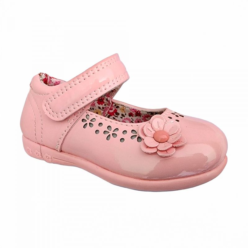 ARMONIA - Zapato Infantil Niña Charol Fiestas Navidad Bautizo Color Rosado 7003