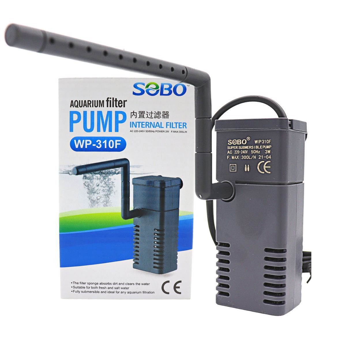 GENERICO - Filtro Interno Con Flauta Sobo 300lh