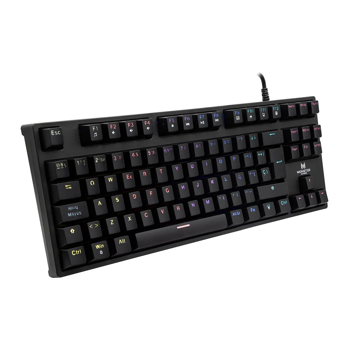 MONSTER GAMES - TECLADO MECANICO GAMER MONSTER PUNISHER