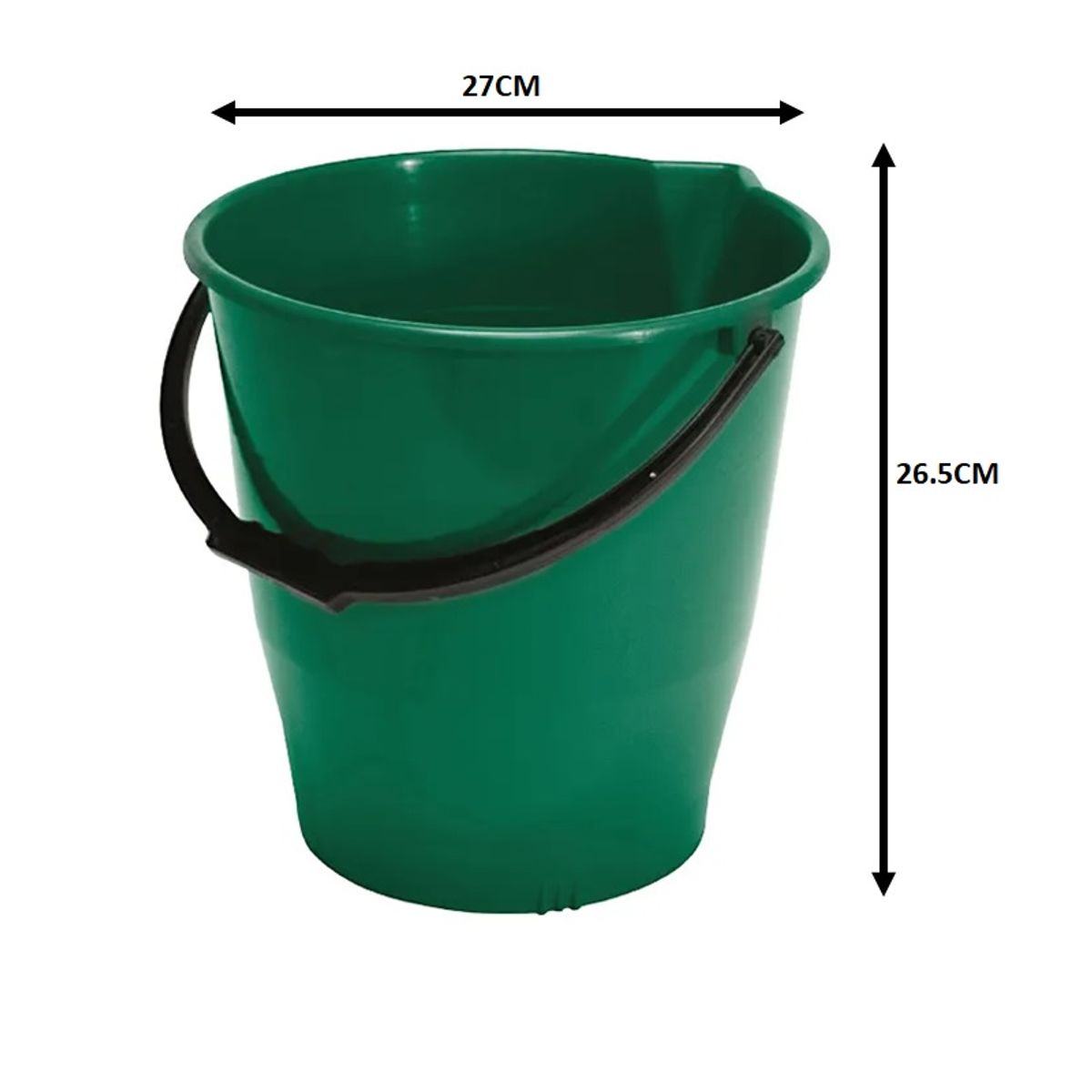 GENERICO - Balde 10 Lts Plastico Con Manilla Domestico