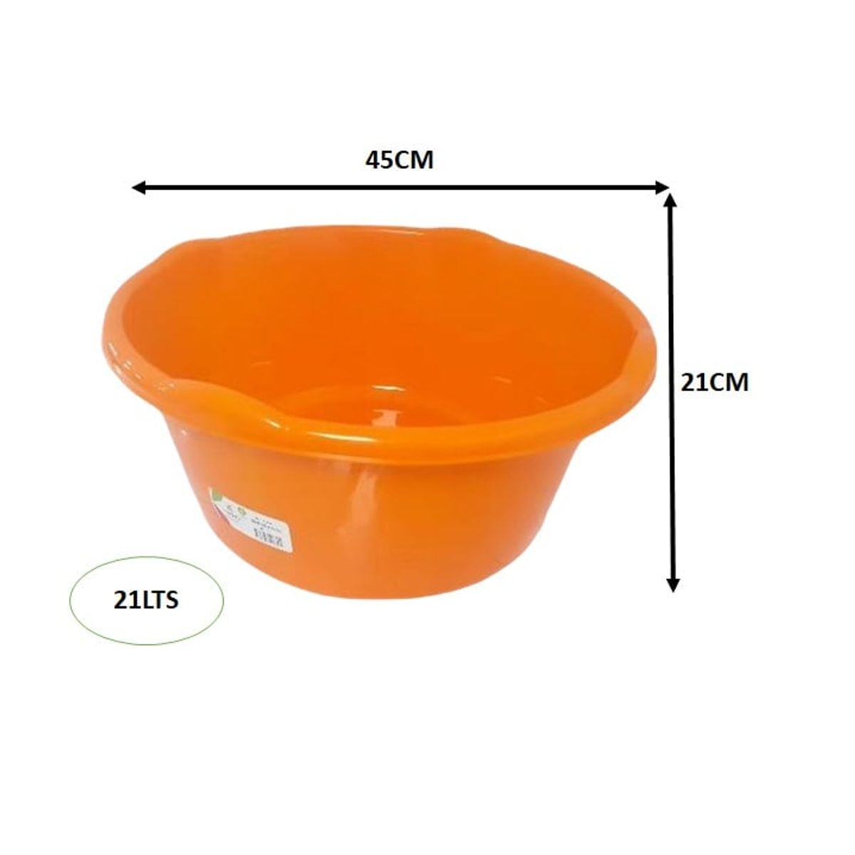 KENDY - Palangana Balde Cubeta De Baño Para Lavar Resistente 21lts