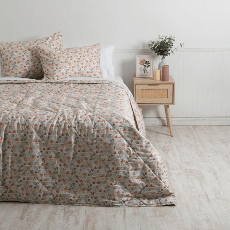 MASHINI - Plumón King Plazas Estampado Basic Horizon