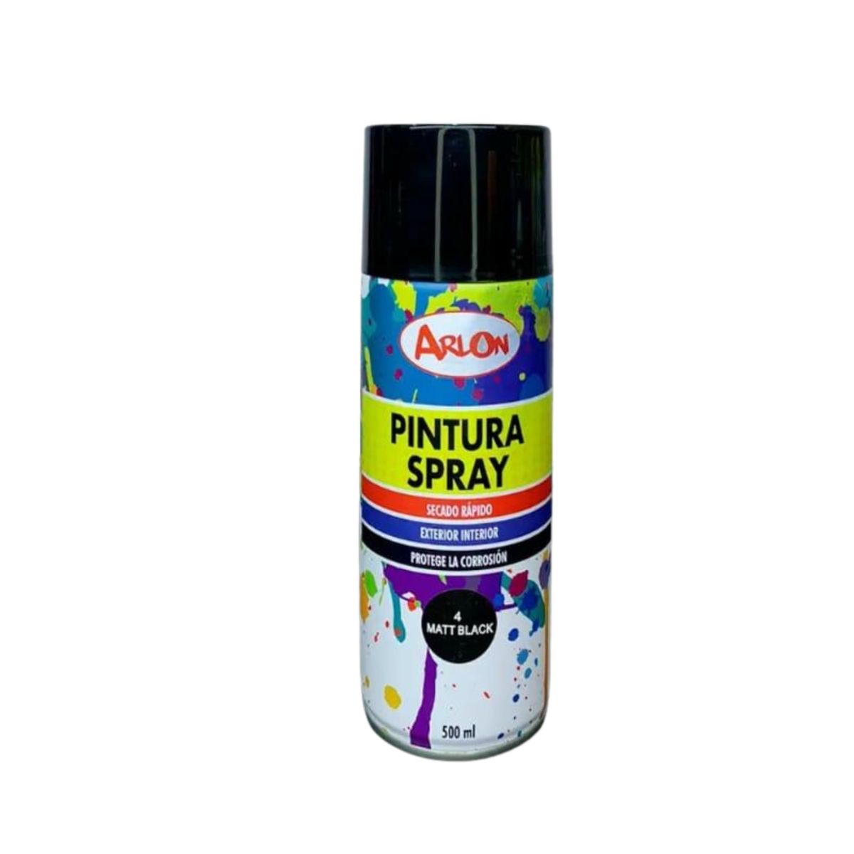 UNIVERSAL - PINTURA ARLON AEROSOL 500ML NEGRO OPACO