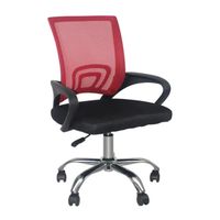 Silla De Oficina Ejecutiva Nueva York Ergonomica Malla Roja