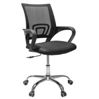 Silla De Oficina Ejecutiva Nueva York Ergonómica Malla Negra