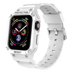 GENERICO - Carcasa Correa Para Apple Watch Se 40/ 41mm / Blanco
