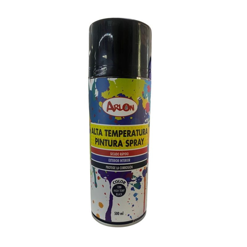 UNIVERSAL - PINTURA ARLON ALTA TEMPERATURA NEGRO