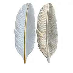 GENERICO - PACK BANDEJA BLANCA - DORADA DETALLES Medidas 40 x 14 x 2 cm