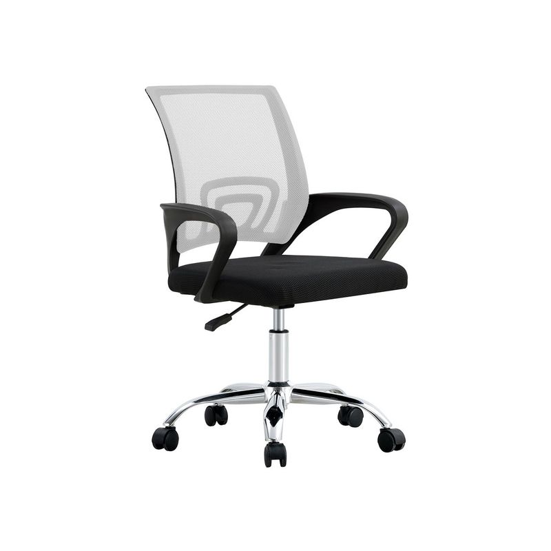 ARTHOME - Silla De Oficina Ejecutiva Nueva York Ergonomica Malla Blanco