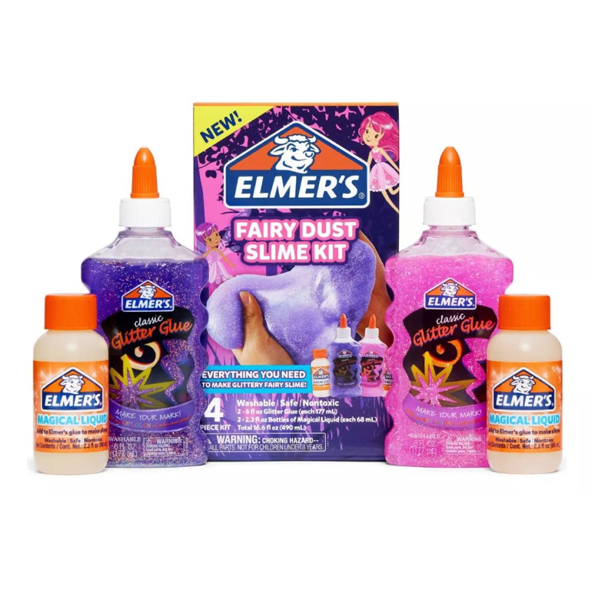 ELMERS - Kit Slime Hada Elmer's 4 Piezas