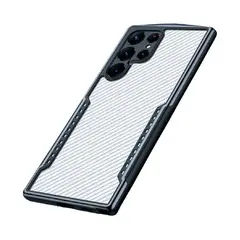 XUNDD - Carcasa Para Samsung S22 Ultra Militar Fibra De Carbono X