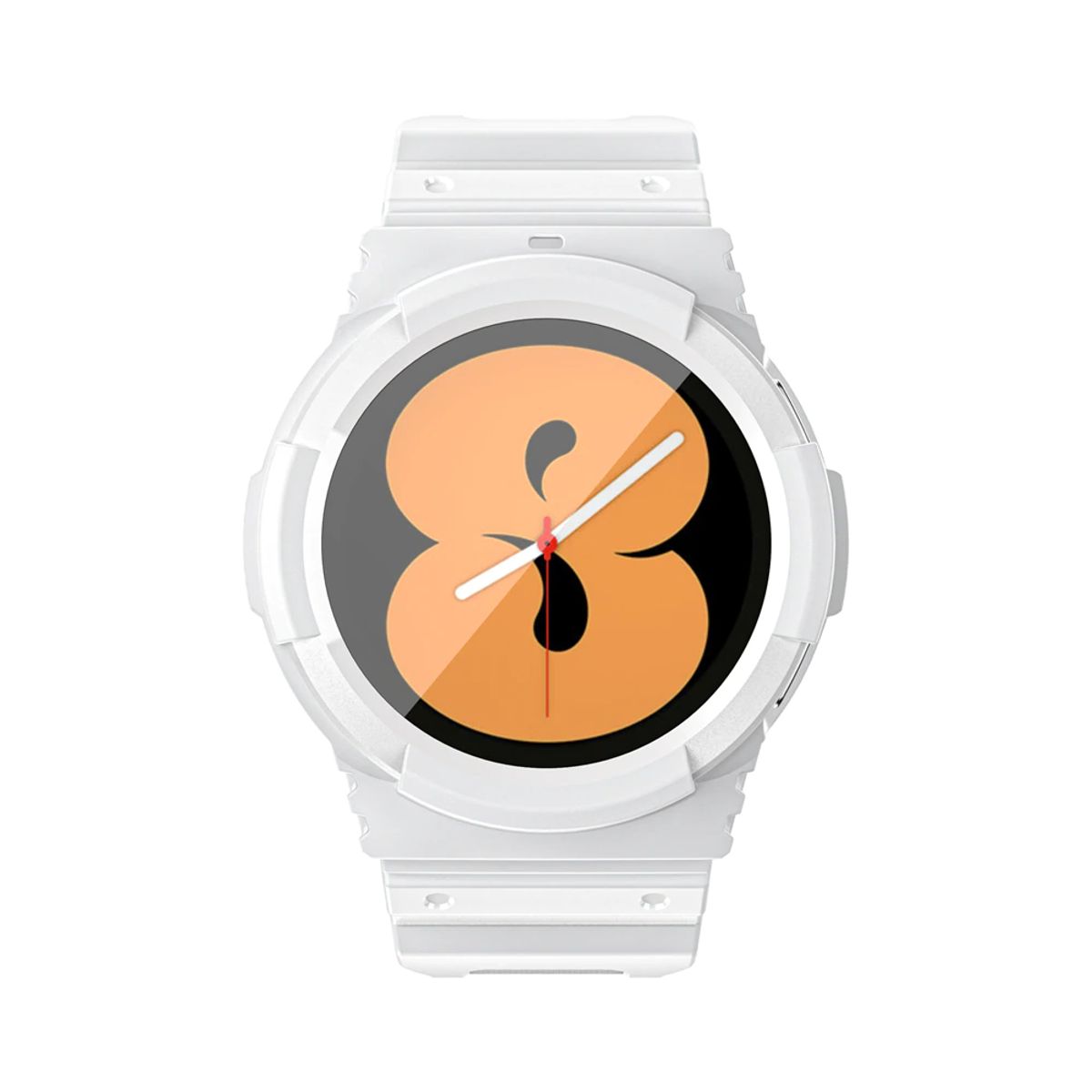 GENERICO - Correa Carcasa Para Samsung Watch 4 Classic 42mm / Blanco