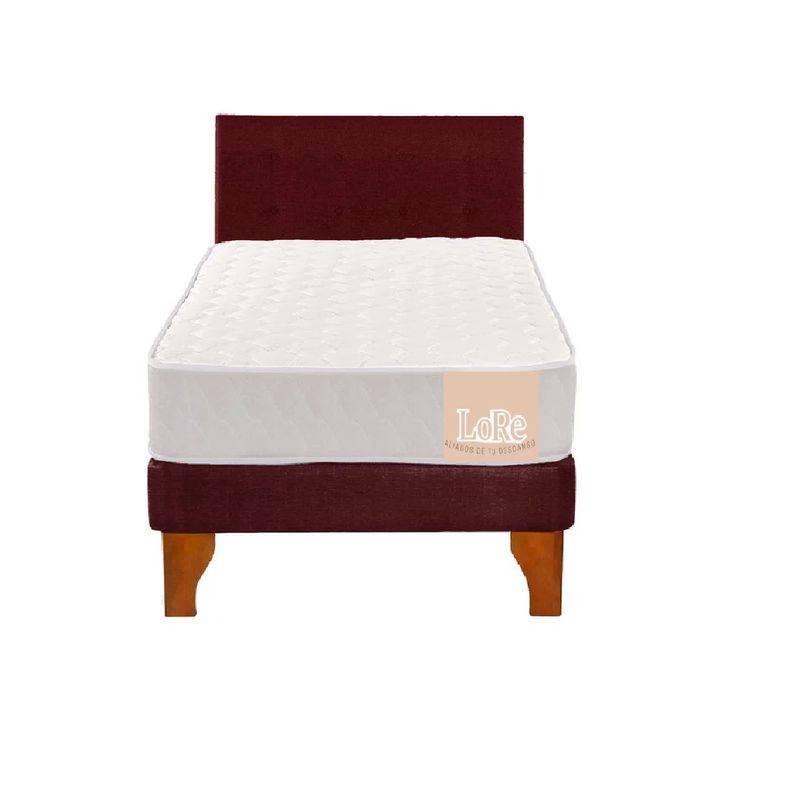 GENERICO - CAMA CAPITONEO 15P BURDEO EN LINO