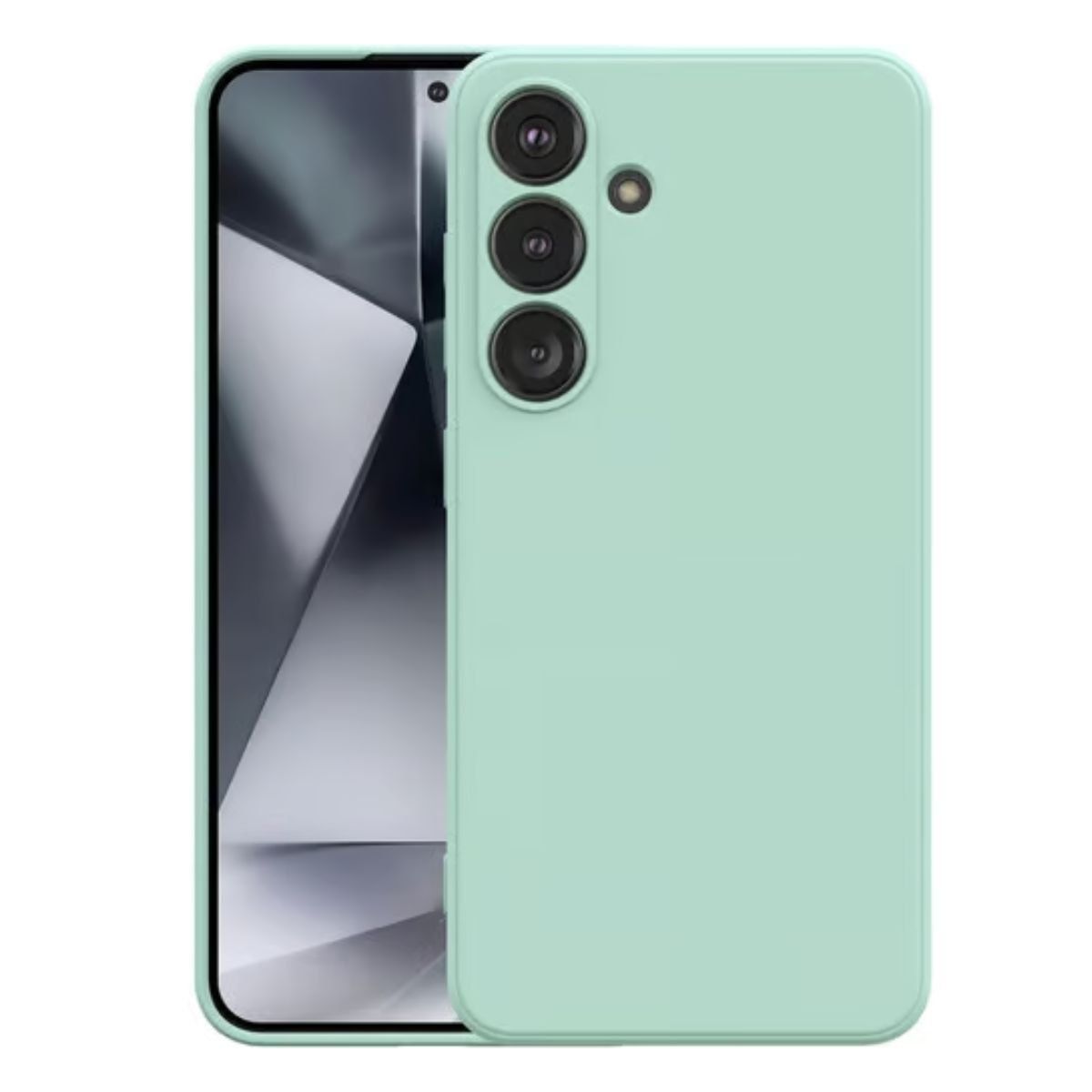 GENERICO - Carcasa Para Samsung S24 Celeste Silicona