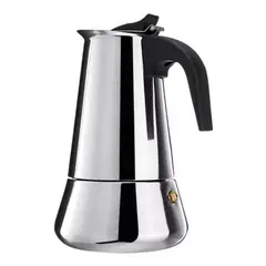 GENERICO - Cafetera Italiana Inoxidable Espresso 4 Tazas Coffee Acero Inoxidable