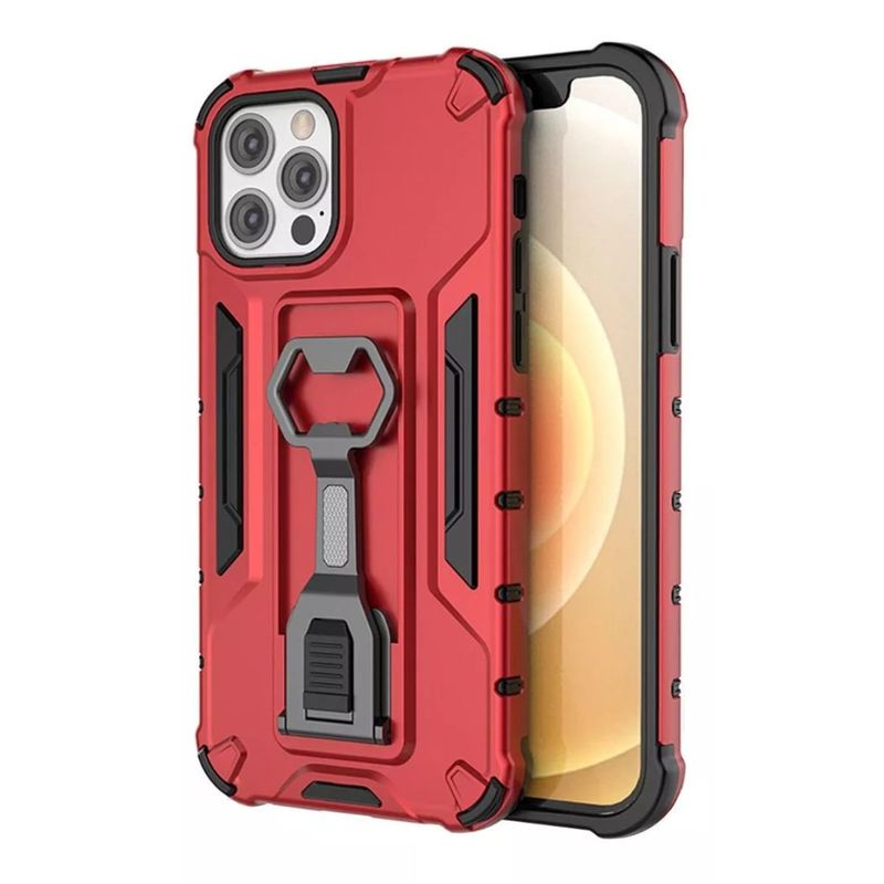 XUNDD - Carcasa Para iPhone 12 Pro Max Armor con Destapador y Soporte