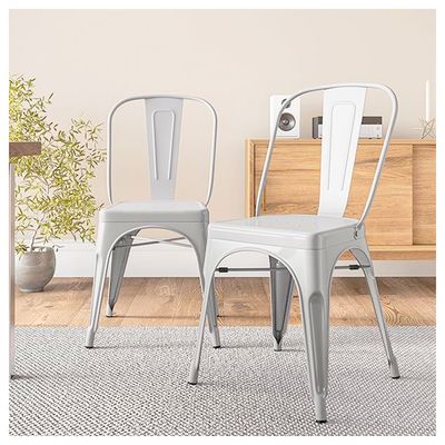 Imagen 2 del producto Pack De 4 Silla Metal Tolix Blanco