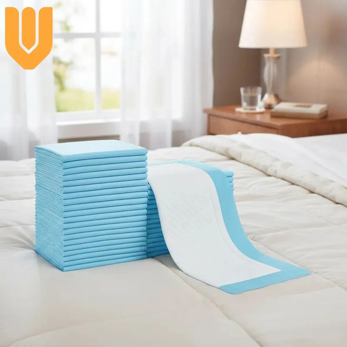 GENERICO - 30 Sabanilla Adulto Protector Cama Pañales Protector 45x60