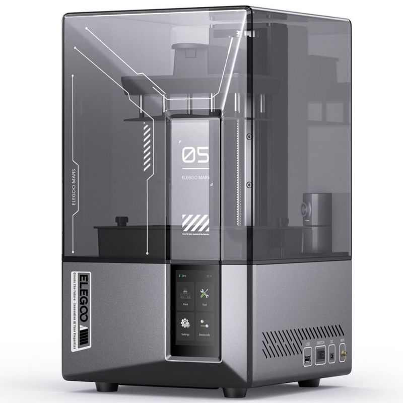 ELEGOO - Mars 5 Ultra 9K Elegoo - Impresora 3D Resina - Alta Precisión